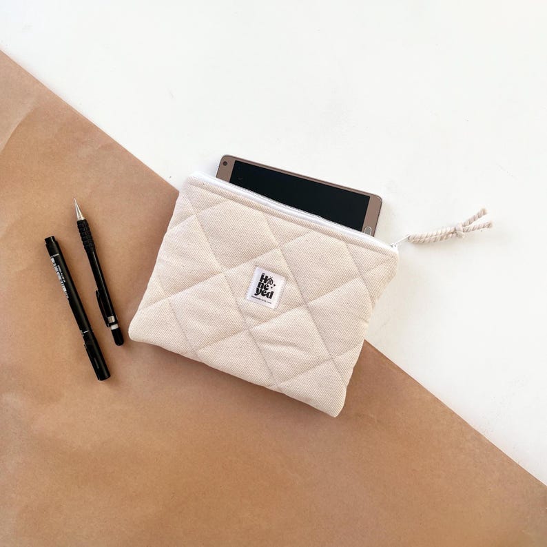 Beige Kindle Sleeve, Kindle Paperwhite Case, Ereader Sleeve, Kindle