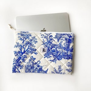Vintage Blue Purple - Inspired By Harry Styles - Sustainably Made Laptop Sleeve main image 1