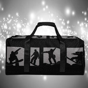 RIDE Snowboard Duffel Bag, Snowboarding Bags, Gift For Snowboarders, Personalized Snowboard Bags, Gifts For Boarders, For Snowboard Lovers