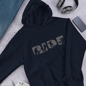 Dark RIDE Snowboard Hoodie, Cool Snowboard Hoodie, Snowboarders, Snowboard Lovers, Soft & Comfortable Hoodies, Gift For Boarders