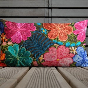 Flowery Print Pillow, Colorful Pillows, Accent Pillows, Decorative Pillows, Splash Of Color, She-Shed Decor, Fiesta Decor, Bright Floral