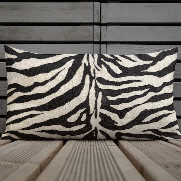 Zebra Pillow Etsy