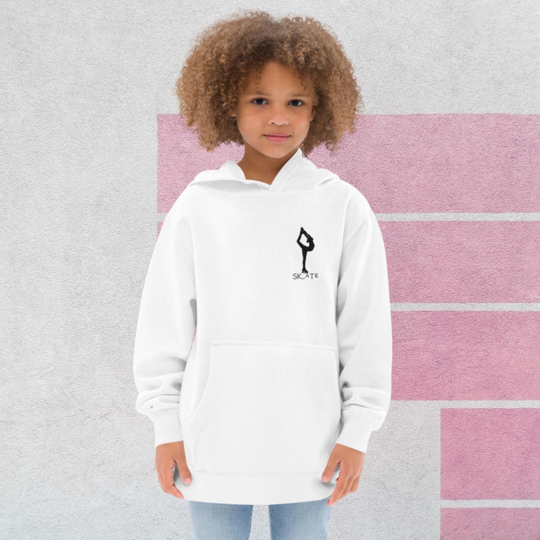 Kids Figure Skating Embroidered Hoodie Ice Skating Hoodie Etsy