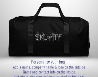 Customized Figure Skating Duffel Bag, Ice Skating Bags, Figure Skating Bag, For Ice Skaters, Personal Skating Bag, Gifts For Figure Skaters