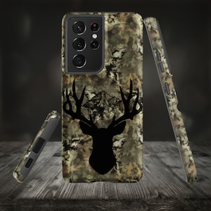 Camo Mountain Buck Tough Phone Case For Samsung®, Gifts For Hunters, Gift For Him, Android Phone Case, Camo Phone Case, Hunting Phone Case