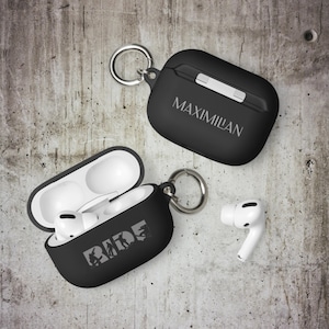 RIDE Snowboard AirPods Case, Personalized AirPods Case, Your Name Text, Gift For Him, Gift For Her, Gift For Snowboarders, Snowboard Lovers
