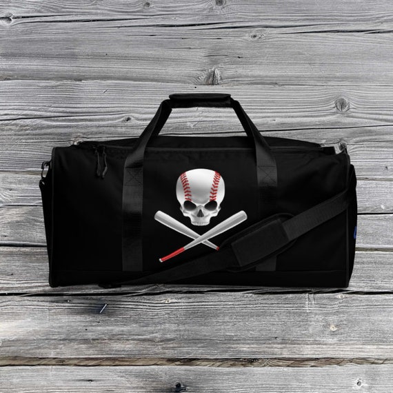 Black Punisher Skull Print Backpack (17