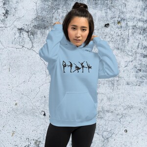 Figure Skating Hoodie, Ice Skating Hoodie, Gifts For Her, Gift For Figure Skaters, Ice Skating Apparel, Soft Hoodies
