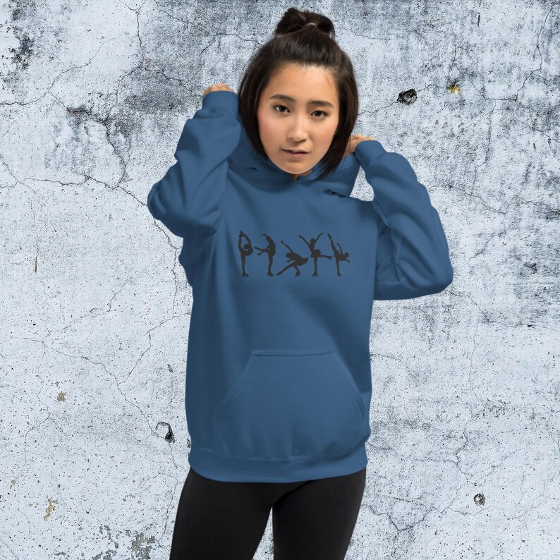 Figure Skating Hoodie, Ice Skating Hoodie, Gifts For Her, Gift For Figure Skaters, Ice Skating Apparel, Soft Hoodies