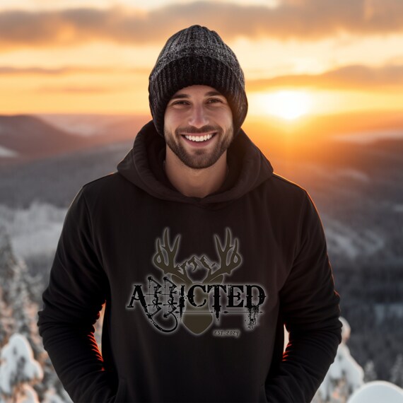 Addicted Bow Hunting Hoodie, Gifts for Him, Gift for Hunters, for