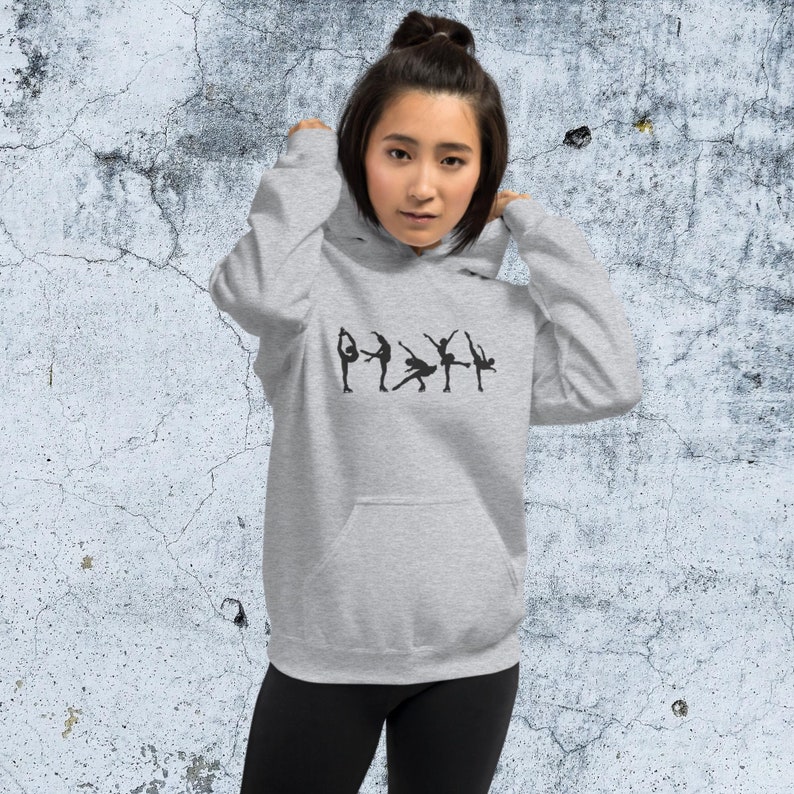 Figure Skating Hoodie, Ice Skating Hoodie, Gifts For Her, Gift For Figure Skaters, Ice Skating Apparel, Soft Hoodies