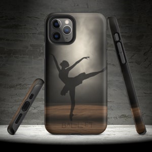 Tiny Dancer Ballet iPhone® Tough Case, Ballerina iPhone Case, Gift For Ballet Dancers, Gifts For Her, Gift For Ballerinas, For Ballet Lovers