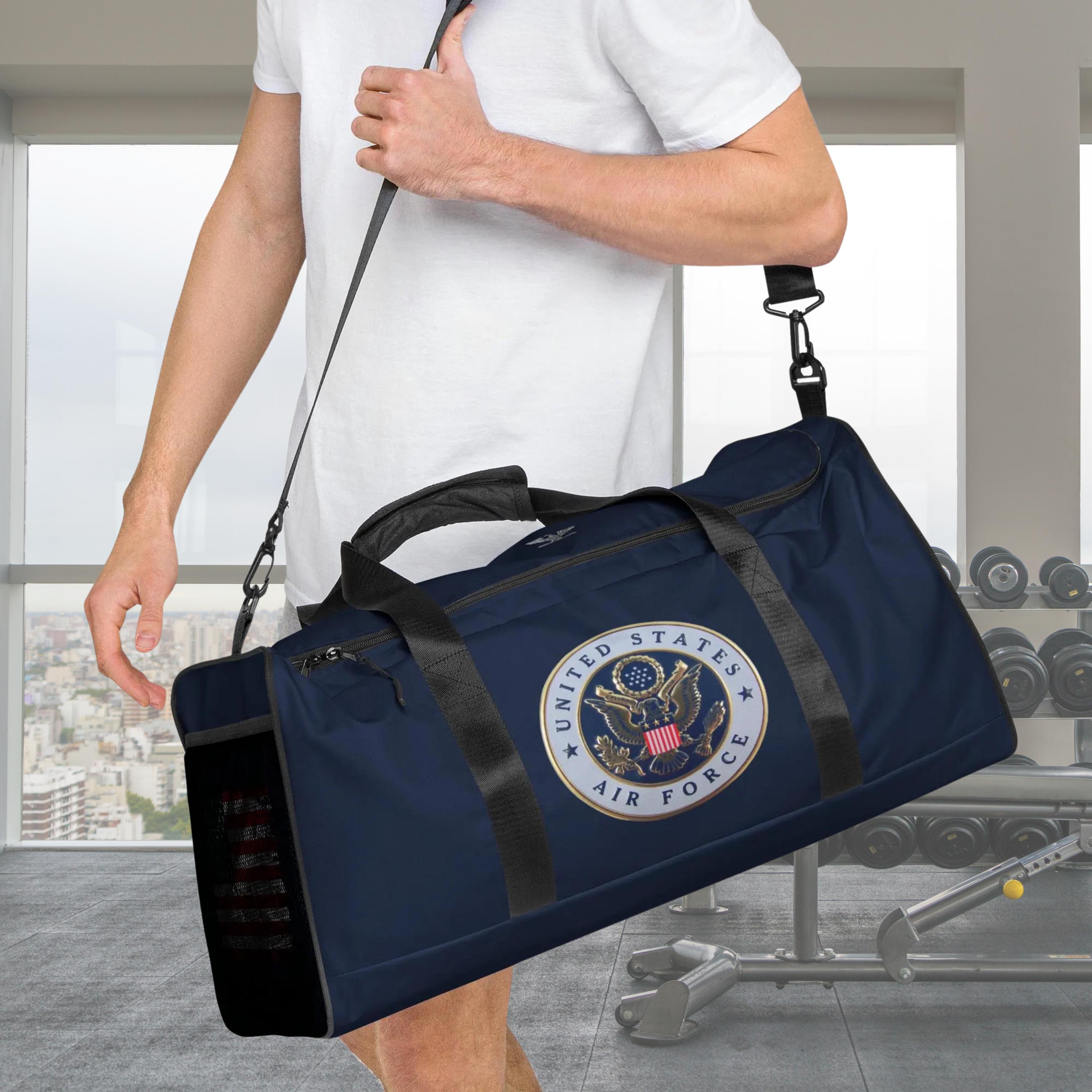 US Air Force Duffle Bag, Custom Military Bags, Personalized Air
