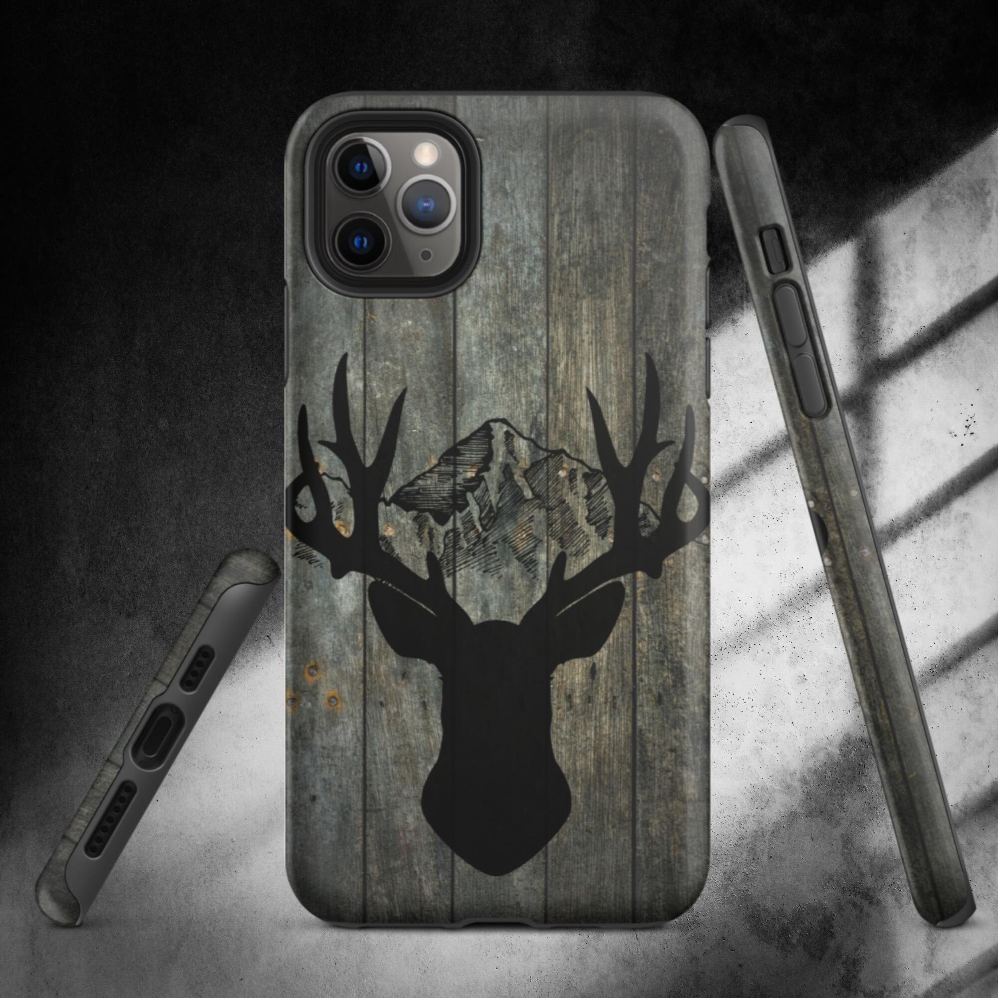 Rustic Mountain Deer Tough iPhone Case, Deer and Elk, Mountain 