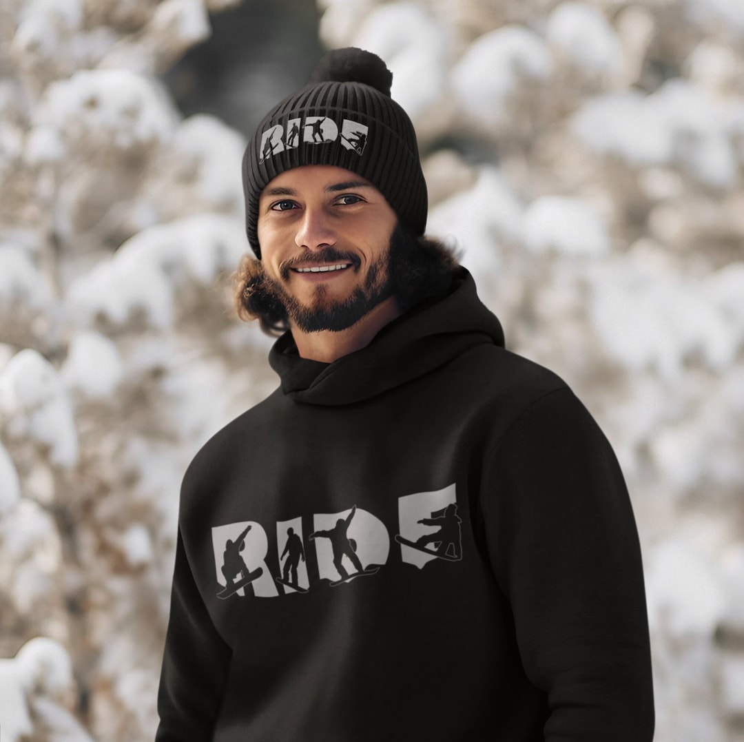 Light Ride Snowboard Hoodie, Snowboarding Hoodie, Gifts for Him, Gifts