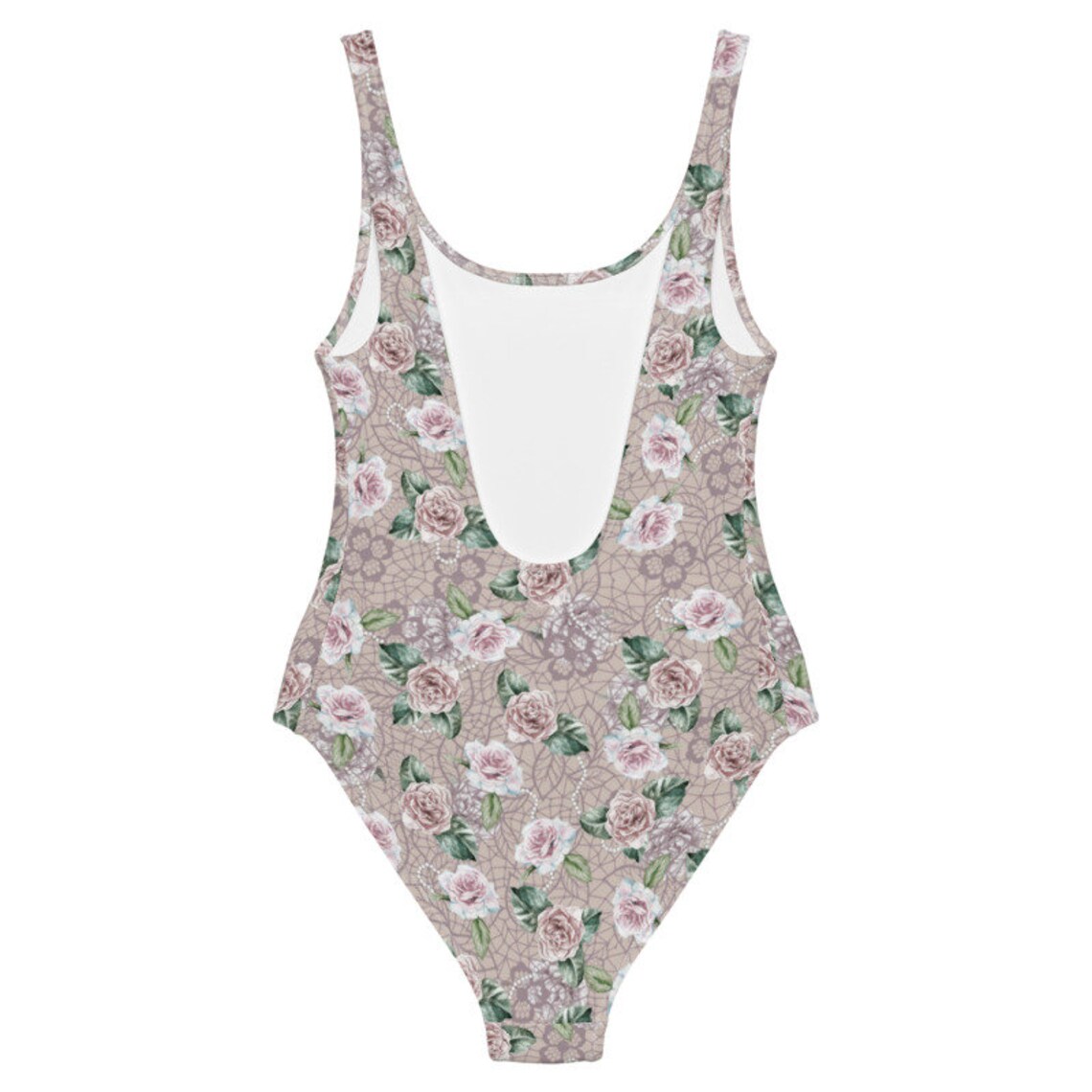 Pretty Little Flowers OnePiece Swimsuit FigureFlattering Etsy