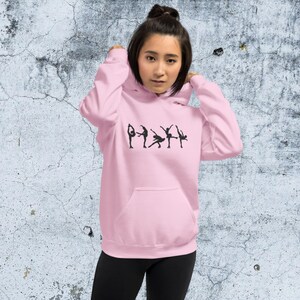 Figure Skating Hoodie, Ice Skating Hoodie, Gifts For Her, Gift For Figure Skaters, Ice Skating Apparel, Soft Hoodies
