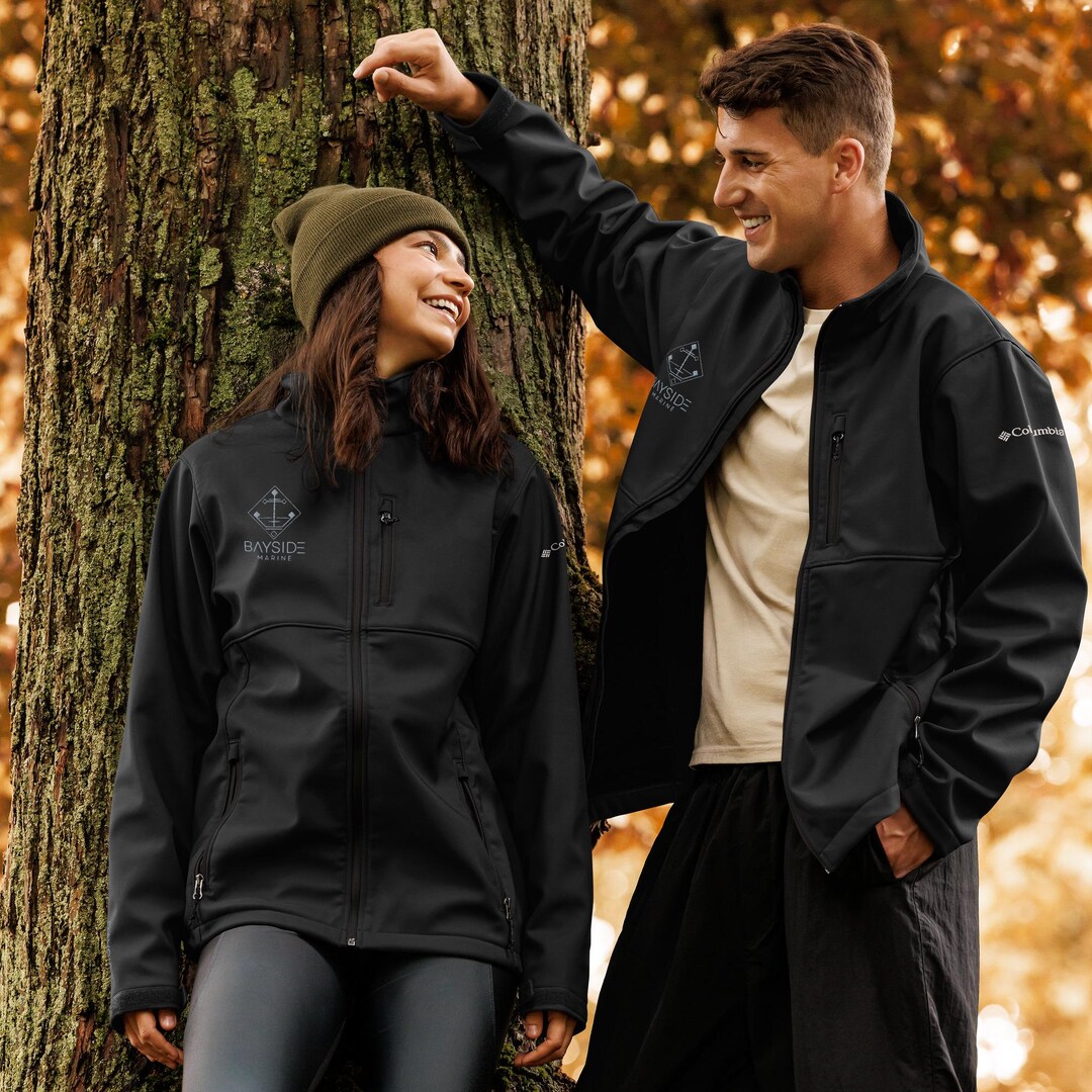 Custom Columbia Soft Shell Jacket Personalized Jackets Company Coats ...