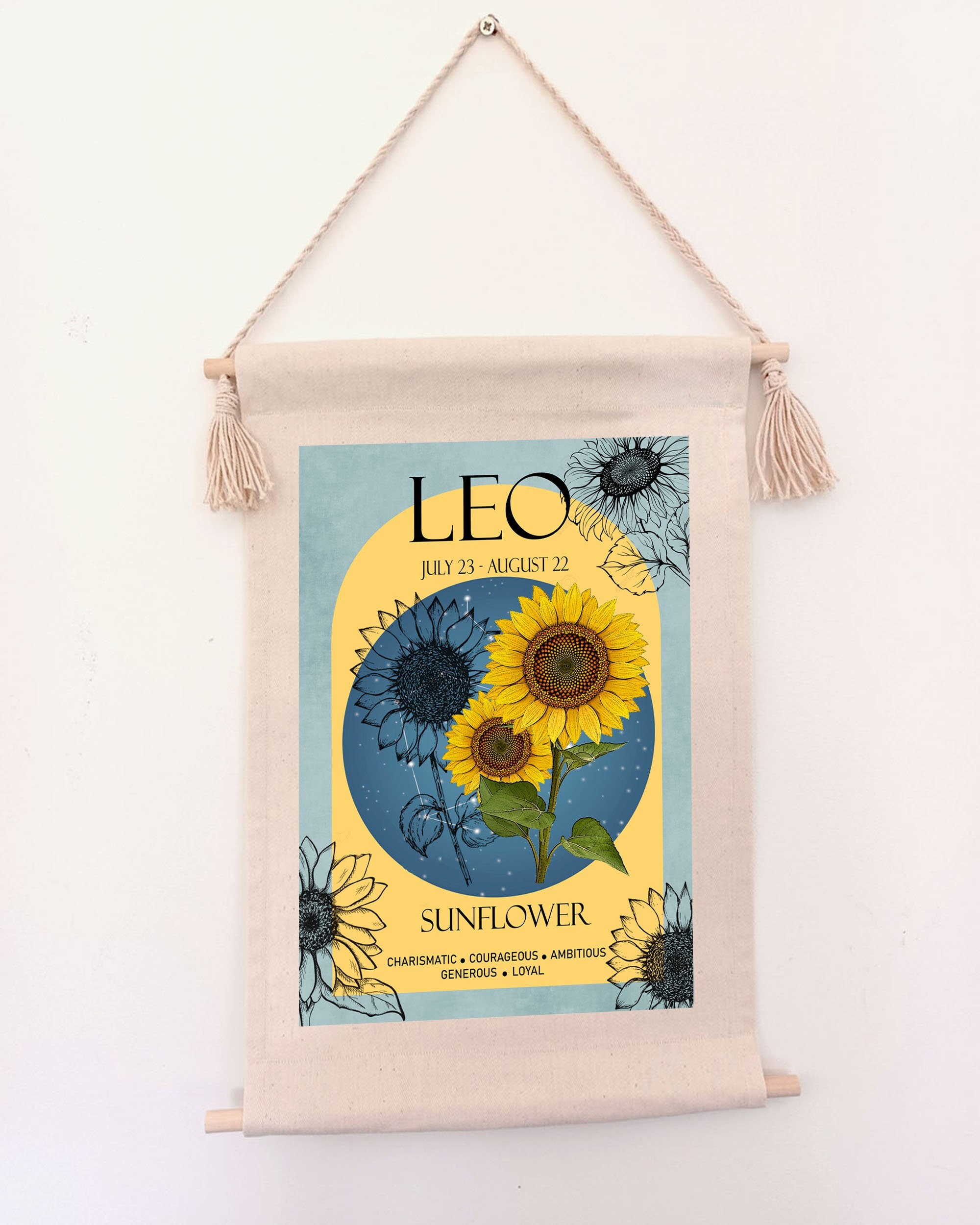 Sunflower Leo - Etsy UK
