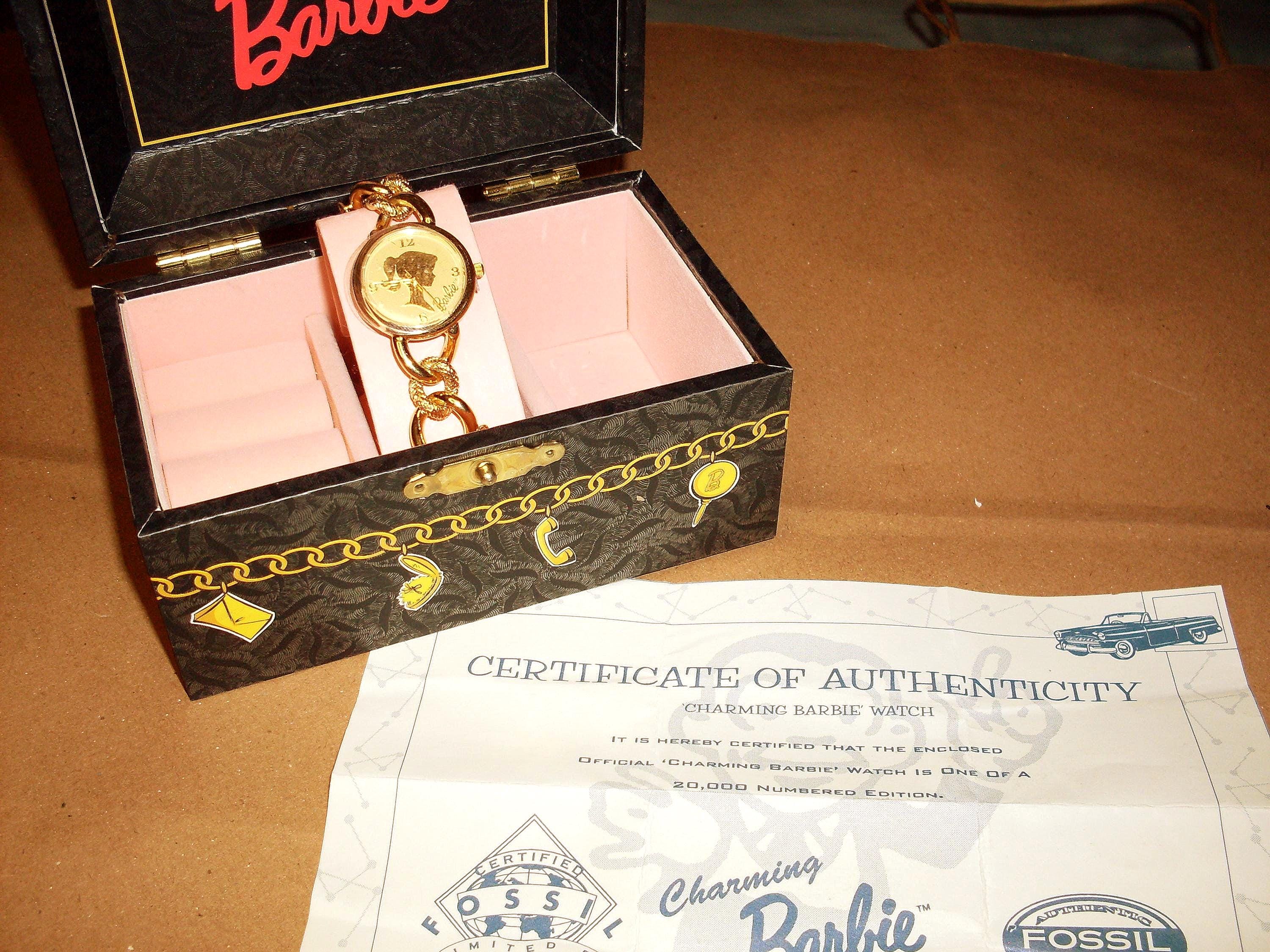 Charming Barbie Fossil Watch in Mint Condition - Etsy display picture 3