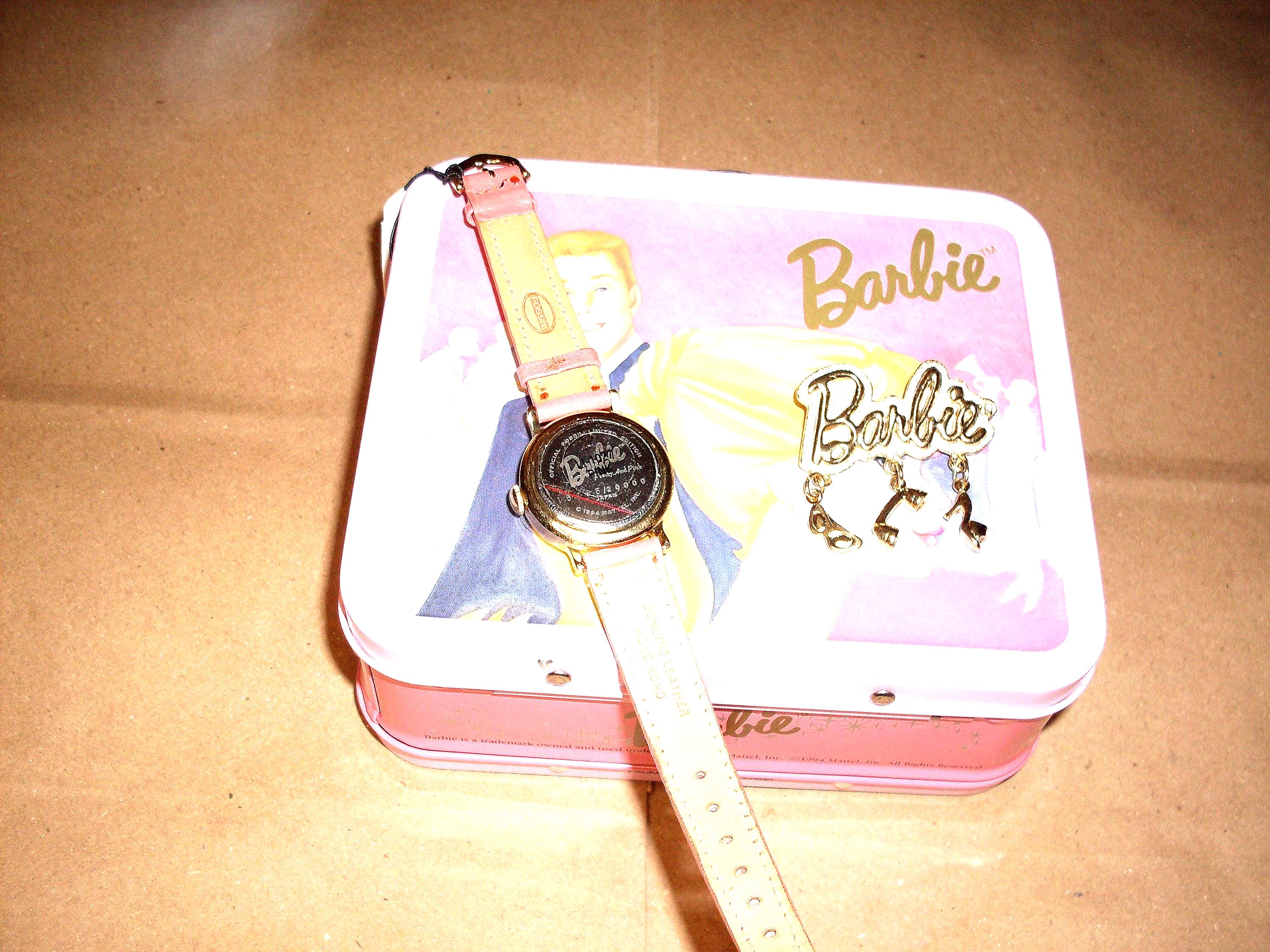 Barbie Pretty in Pink Fossil Watch. Limited Edition. Mint 