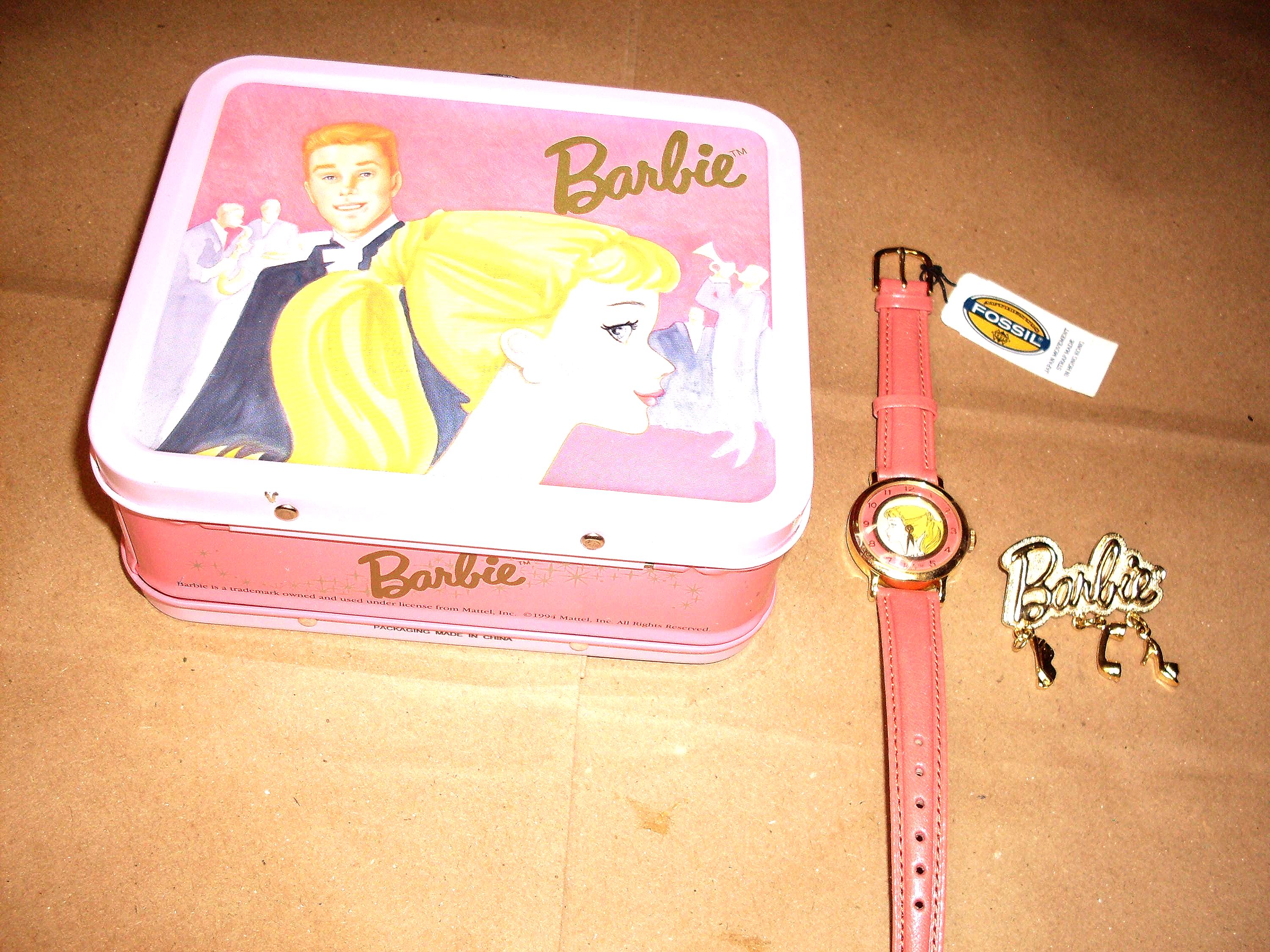Fossil Mattel Charmed Barbie Watch 1994 Fossil Charming Barbie Watch Limited Edition | eBay main image 2