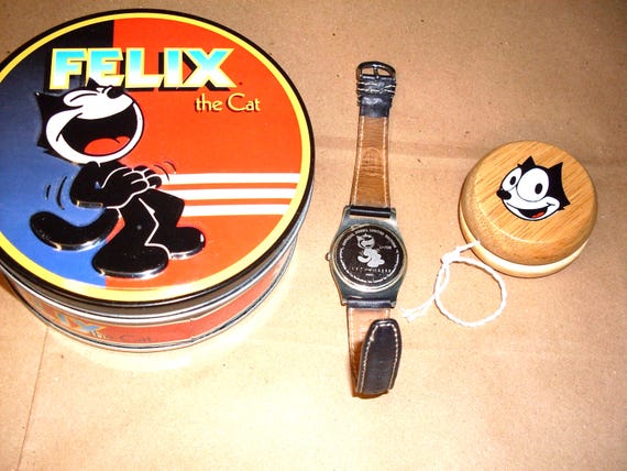 Felix the Cat Fossil Collectors Watch Laughing Fe… - image 6