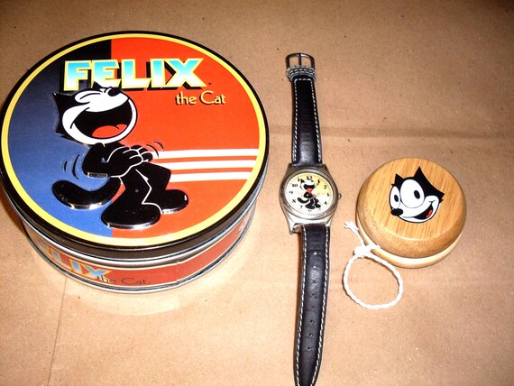 Felix the Cat Fossil Collectors Watch Laughing Fe… - image 5
