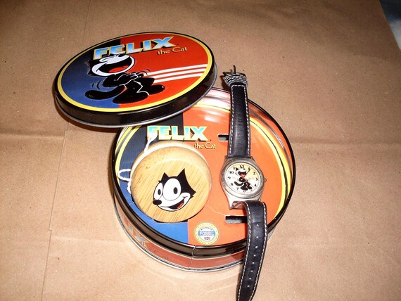 Felix the Cat Fossil Collectors Watch Laughing Fe… - image 3
