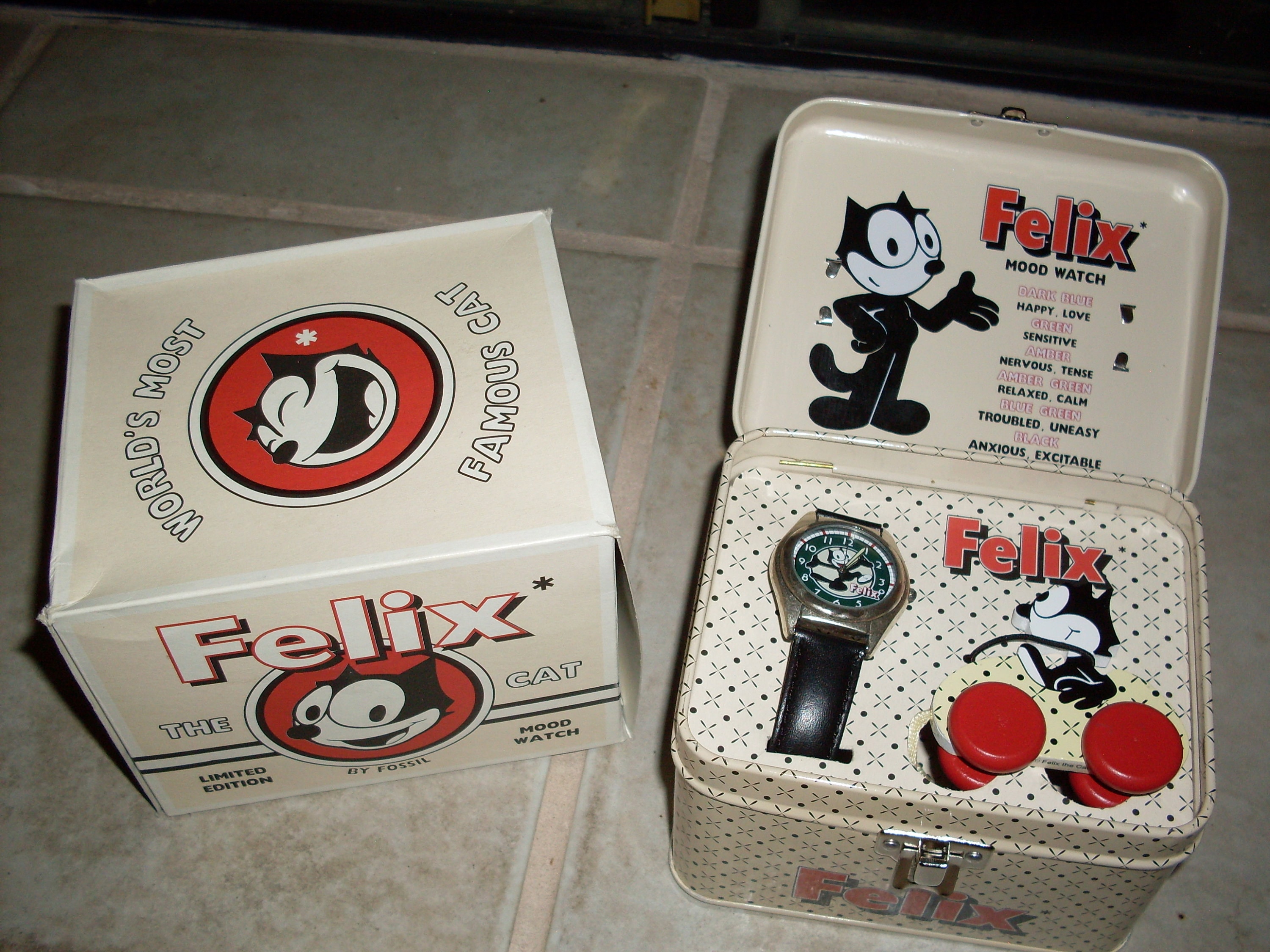 Felix the Cat Collectible Fossil Watch - Etsy Felix the Cat Collectible Fossil Watch - Etsy