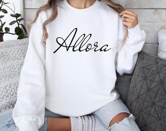 Allora Italy Sweatshirt, Amalfi Coast Europe Travel Gift for Italy Teacher, Italia Vacation Preppy Staff, Italy Girls Trip Italian Sweater