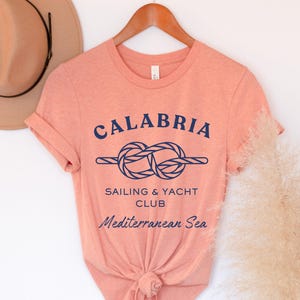 Calabria Italian Shirt, Italy Travel Gift, Mediterranean Sea Girls Trip Tee, Summer Vibes Ciao Bella t-Shirt, Italy Quotes Beach Shirt