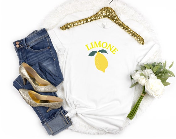 Lemon Shirt for women, Aesthetic shirt, Amalfi Lemons t-Shirt, Italy lover Botanical Shirt, Lemon Print Gardening Shirt, Cute Fruit Shirt