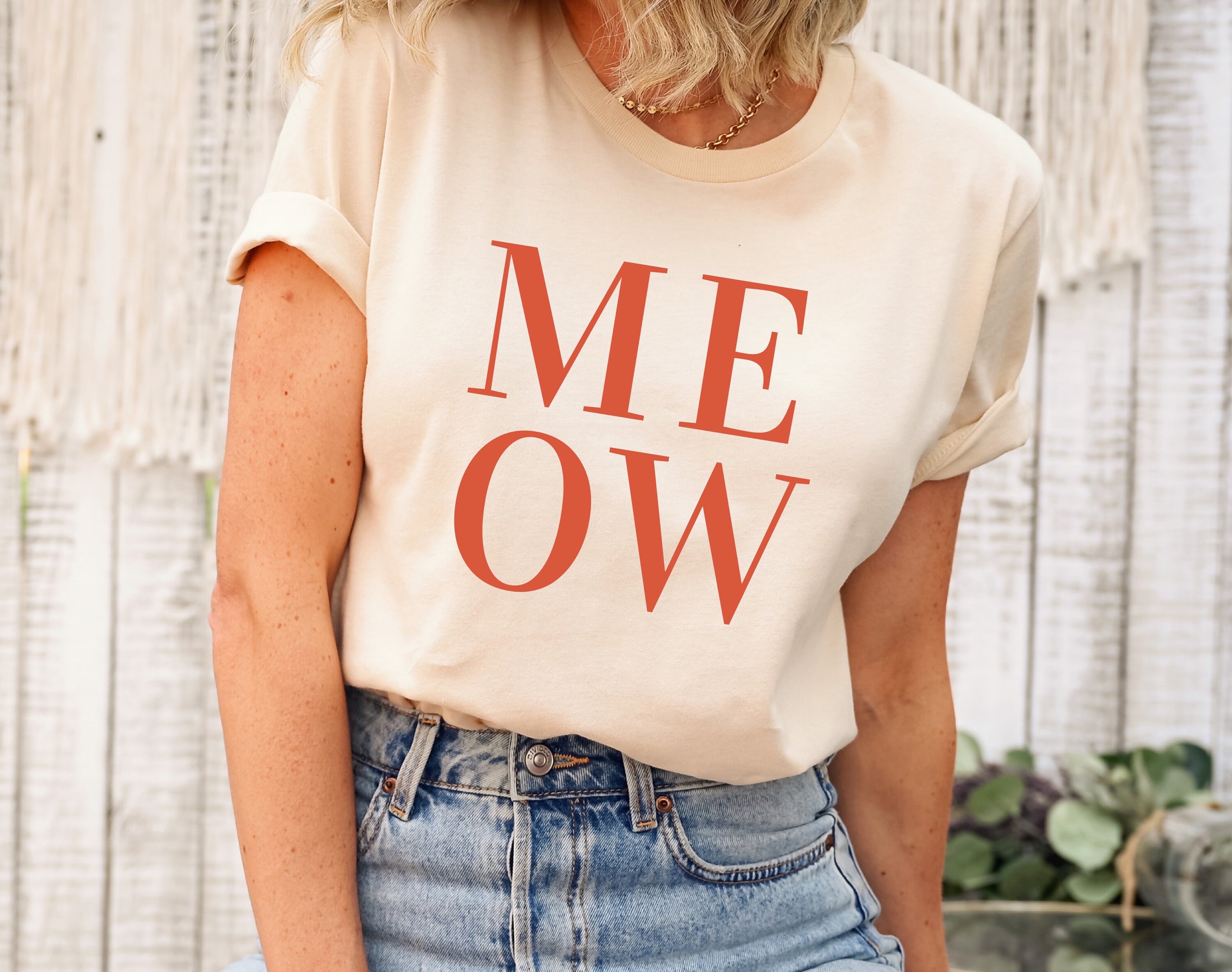 Meow T Shirt Etsy