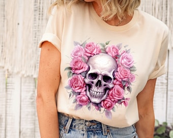 トップス DRESS HIPPY FACE TWO SKULL SHIRT PINK DRESS HIPPY FACE TWO SKULL SHIRT PINK - www.defin-epil.be