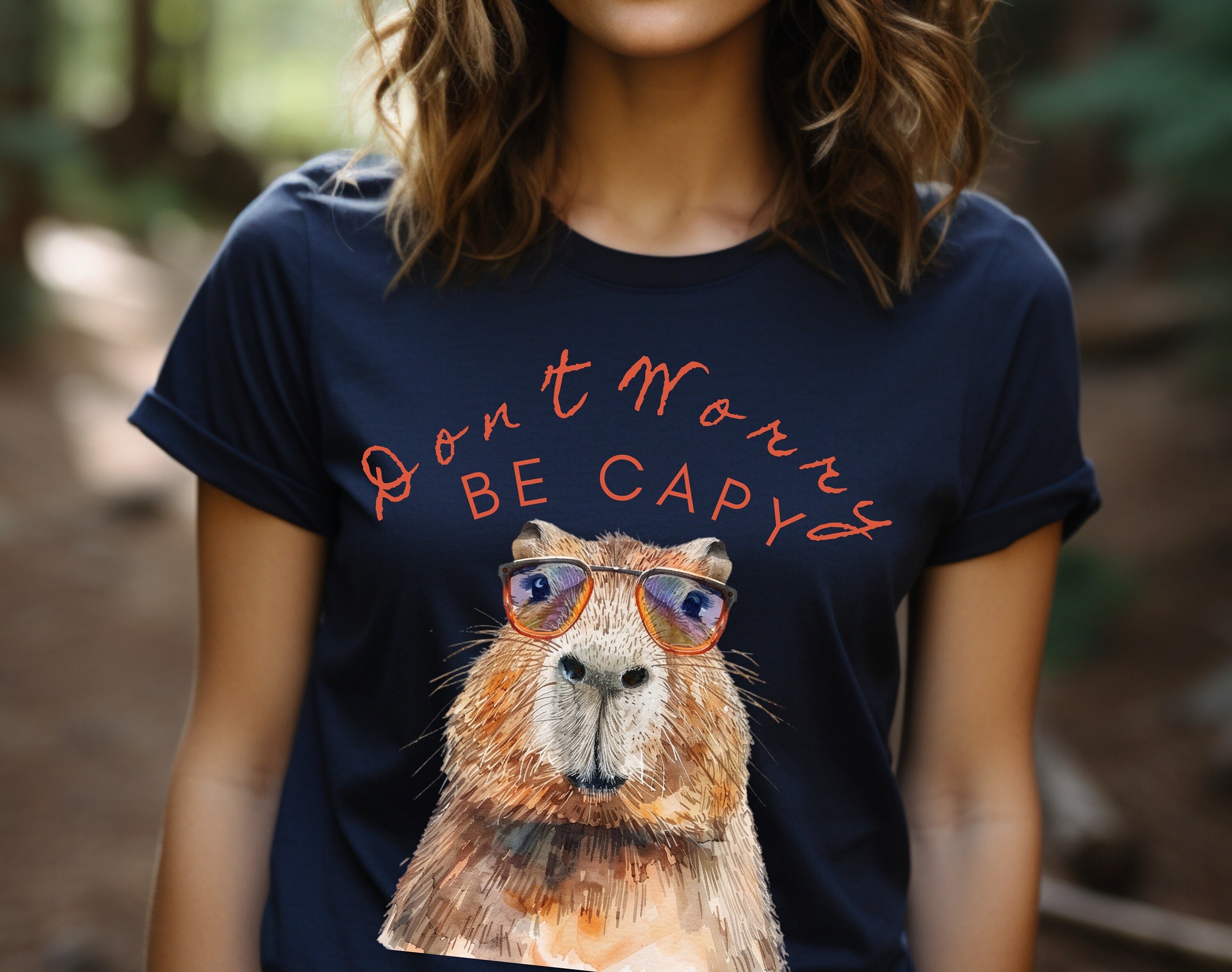 Capybara Camiseta Vintage BarÃ§a Capybara Shirt Youth Girl España