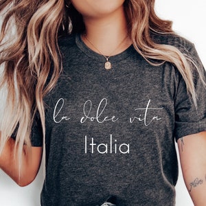 La Dolce Vita Italia Shirt, Sweet Life Italy Gift, Italy Lover Vacation Tee, Italian Quotes & Phrases Gift, The Art Of Doing Nothing tShirt