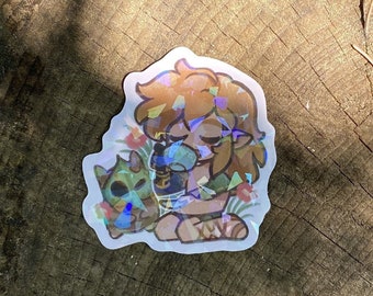 Fanmade Link Holographic Vinyl Sticker