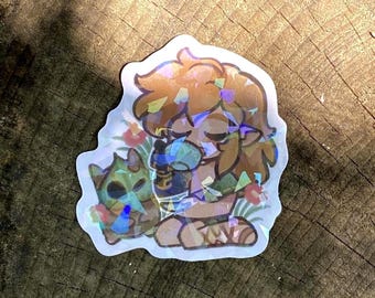 Fanmade Link Holographic Vinyl Sticker
