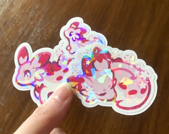 Fanmade Sakura Chillet Vinyl Stickers | Palworld | Holographic Available!