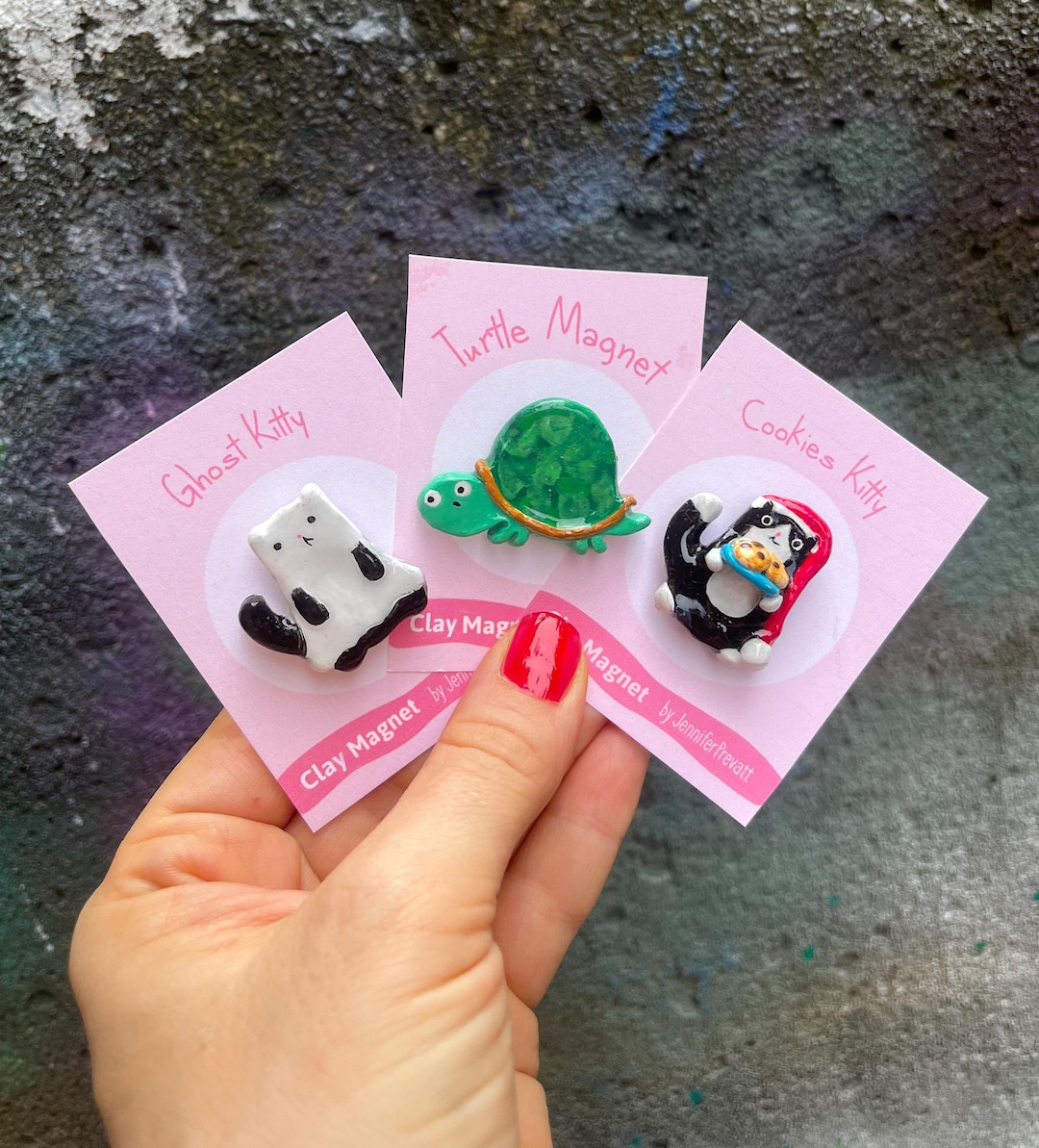 Whimsical Handmade Polymer Clay Magnets - Etsy