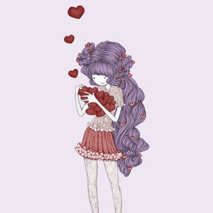 Tarjetas de felicitación de amor / Conjunto de 5 tarjetas / Amor / Tarjeta del Día de San Valentín / Envío de mi amor / Corazones lindos / Te extraño Corazones rojos Te amo