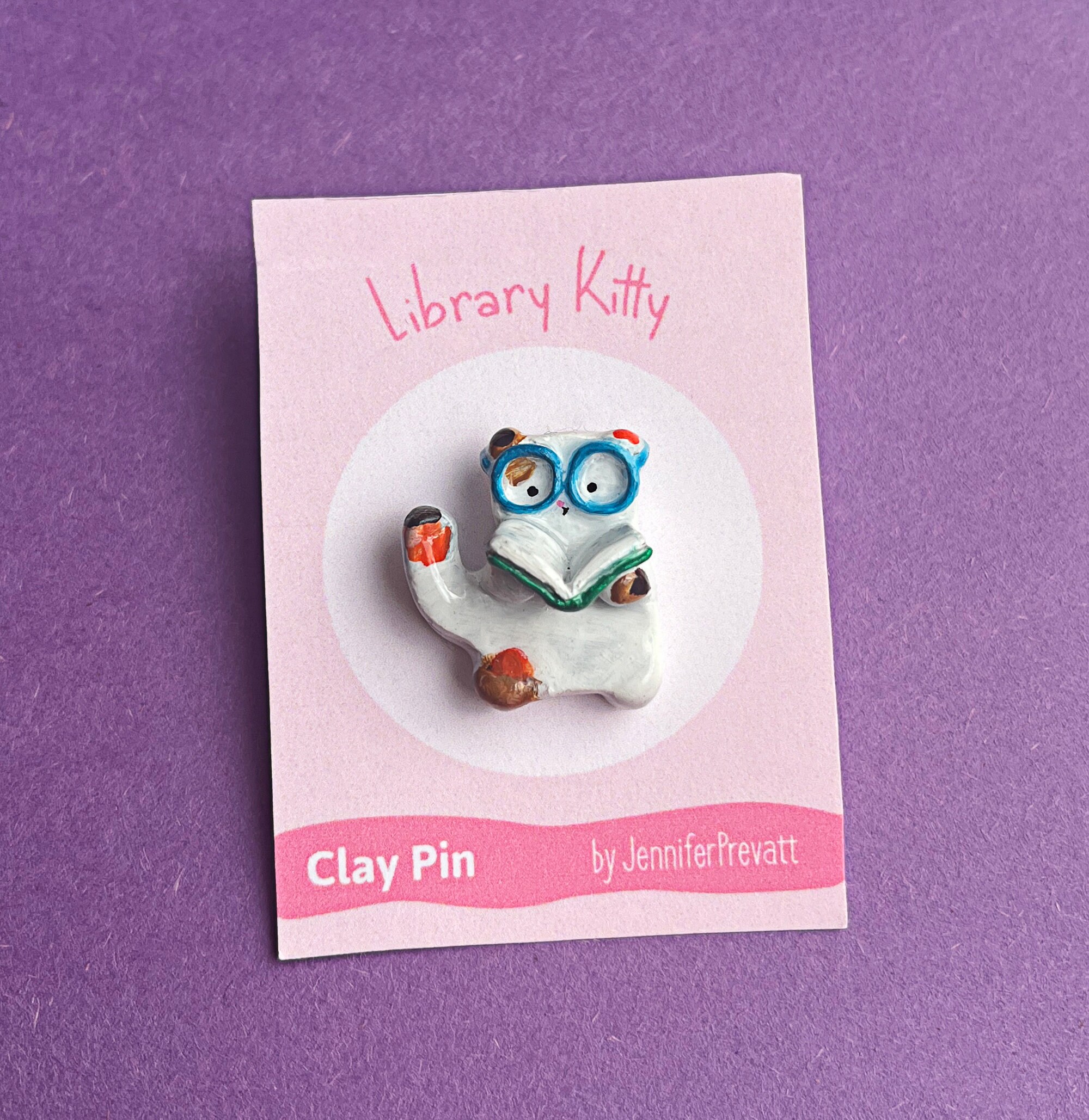 Library Kitties Clay Pins Book Kitty Bookworm Handmade Clay Pin Etsy Library Kitties Clay Pins Book Kitty Bookworm Handmade Clay Pin Etsy