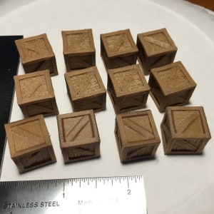 15 cajas de envío de madera de calibre 0