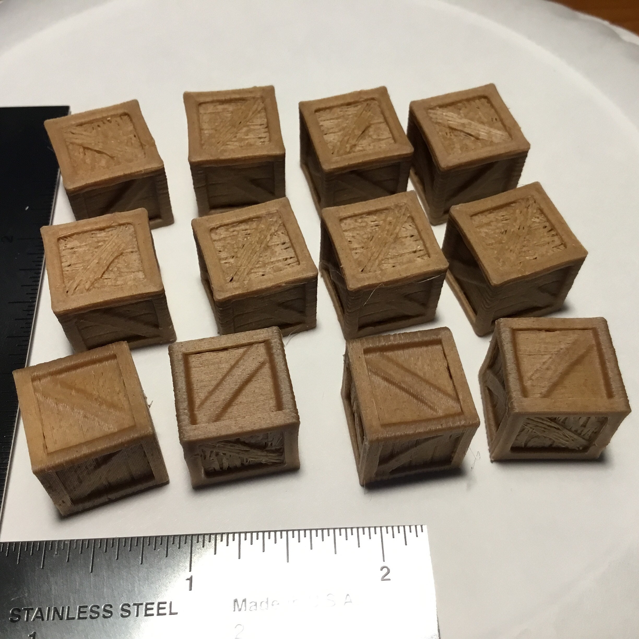 15 wooden shipping crates o gauge