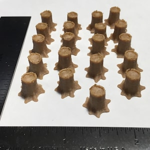 Tree stumps ast. for model railroad 20, 1/48 scale