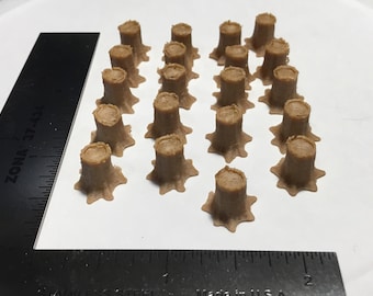 Tree stumps ast. for model railroad 20, 1/48 scale
