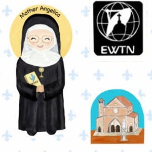 Moeder Angelica Sticker Sheet