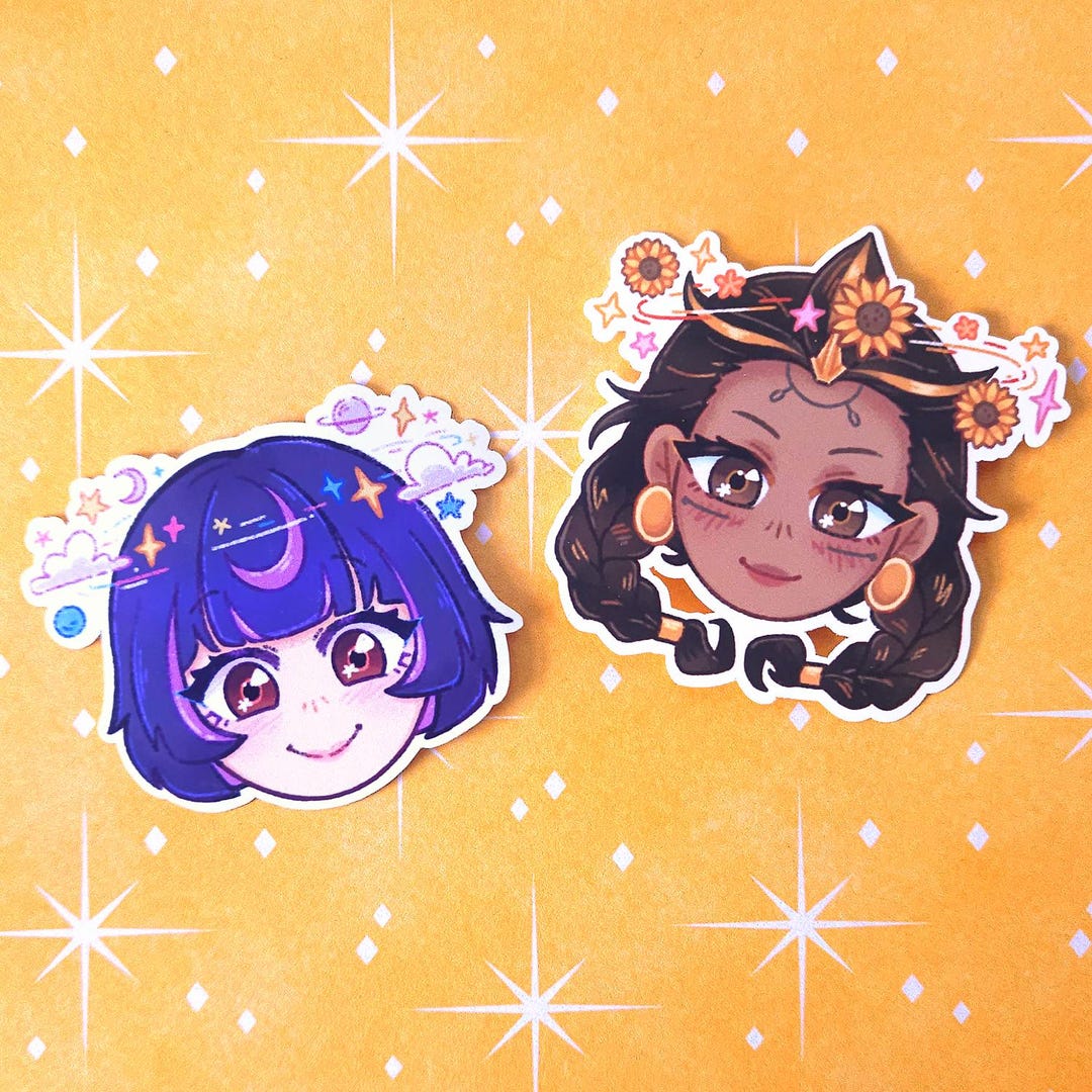 OW Support Hero Stickers | Kawaii OW Vinyl Die Cut Sticker - Etsy
