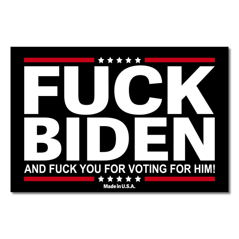 FCK BIDEN STICKER image 1